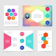 Templates Design Set of Web Mail Brochures Mobile Technology Infographic N271