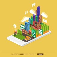 City on smartphone N5