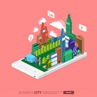 City on smartphone N6