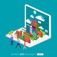 City on Laptop N9