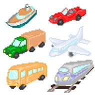 Transport pixelart