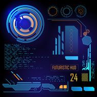 futuristic user interface HUD N8