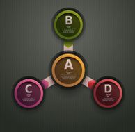 Colors infographics elements N2