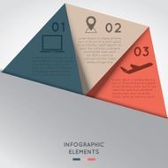 Infographic Elements Color Triangle