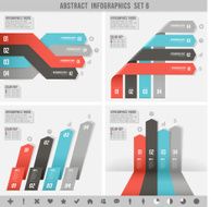 Abstract Infographics set 6