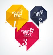 Vector Geometric Option Banner N2