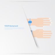 Business hands gestures design elements isolated N19