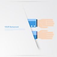 Business hands gestures design elements isolated N20