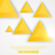 Vector abstract triangles template Object web N6