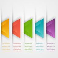 Vector abstract triangles template Object web N8