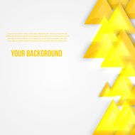 Vector abstract triangles template Object web N14