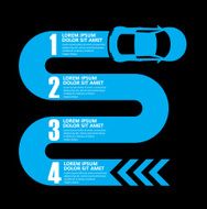 race car infographics N10