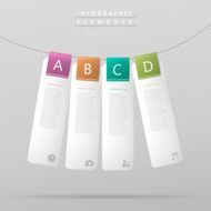 abstract infographic template design N5