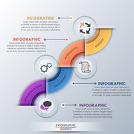 Modern infographics options banner N447