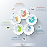 Modern infographics options banner N448