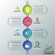 Modern infographics options banner N449