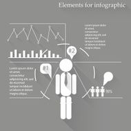 Elements for infographic Schedule data Flat icons N3