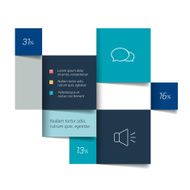 Blue schedule tab banner Minimalistic vector design infographic N8