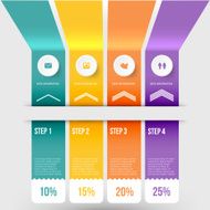 Modern infographics element N46