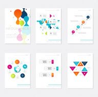 Set of Timeline Infographic Design Templates N14