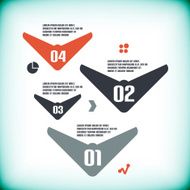 Modern geometrical banner design template
