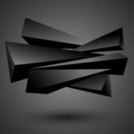 Abstract geometric elements Futurustic background Vector