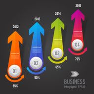 Abstract 3D Modern template vector banner infographics N8