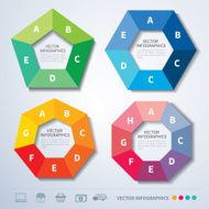 vector infographics set templates N2