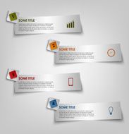 Info graphic to light stripe stickers template