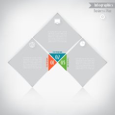 Business infographics Vector illustration for banner web desi