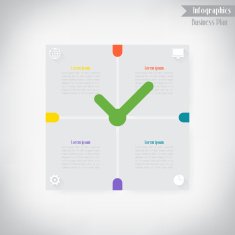 Business infographics Vector illustration for banner web desi N2