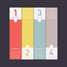 Infographics Elements with Numbers N4