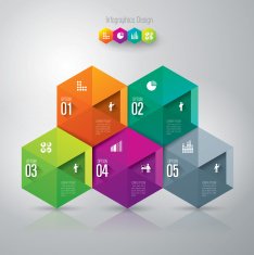 Infographics vector design template N199