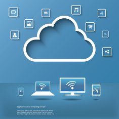 Cloud computing concept infographics N3