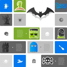 Halloween sticker infographic N15