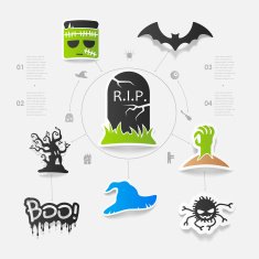 Halloween sticker concept N17