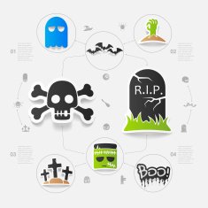 Halloween sticker concept N18