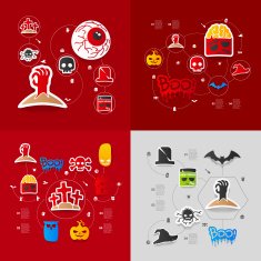 Halloween sticker concept N21