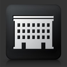 Black Square Button with Apartment N2