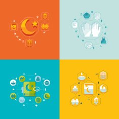 flat infographic Ramadan Kareem N16