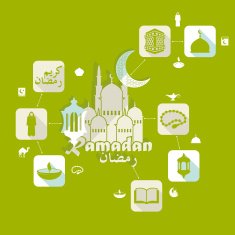 flat infographic Ramadan Kareem N17