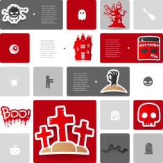 Halloween sticker infographic N34