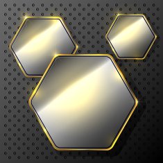 Abstract metallic background