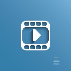 Modern design website vector button