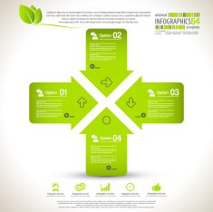 Minimal infographic template N28