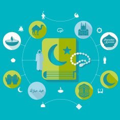 flat infographic Ramadan Kareem N32