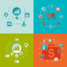 business flat infographic N83