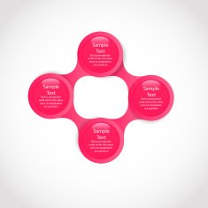metaball colorful round diagram infographics N65