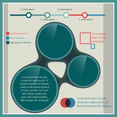stylish infographic template