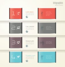 Infographics vector design template N206